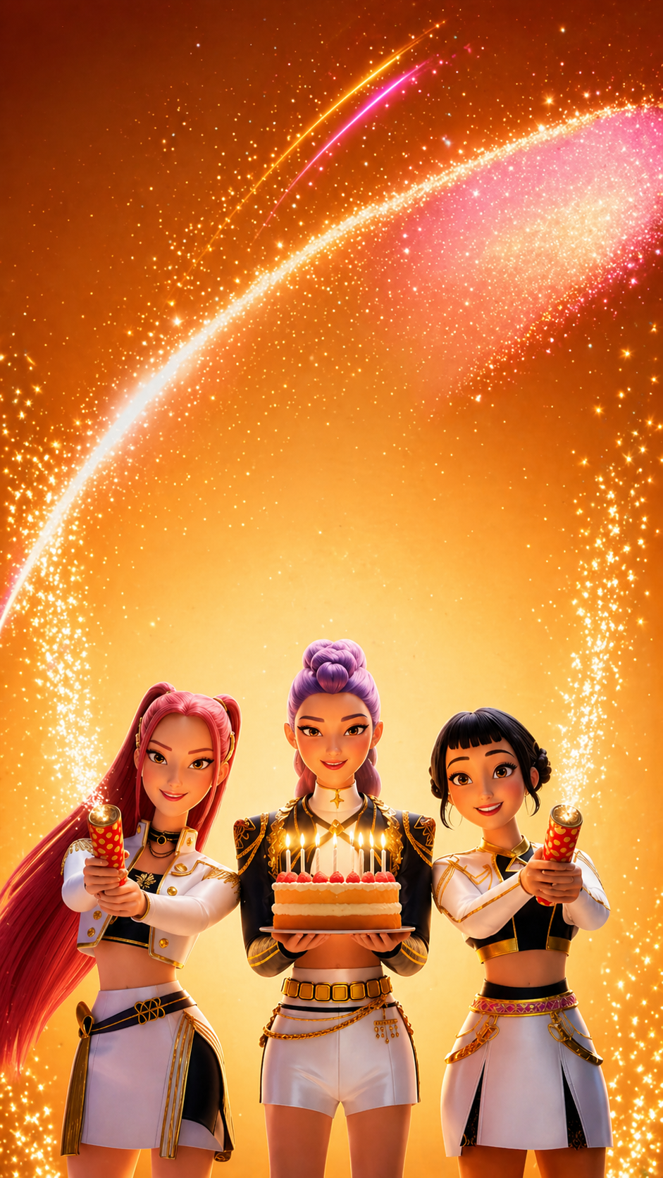 Golden spark template