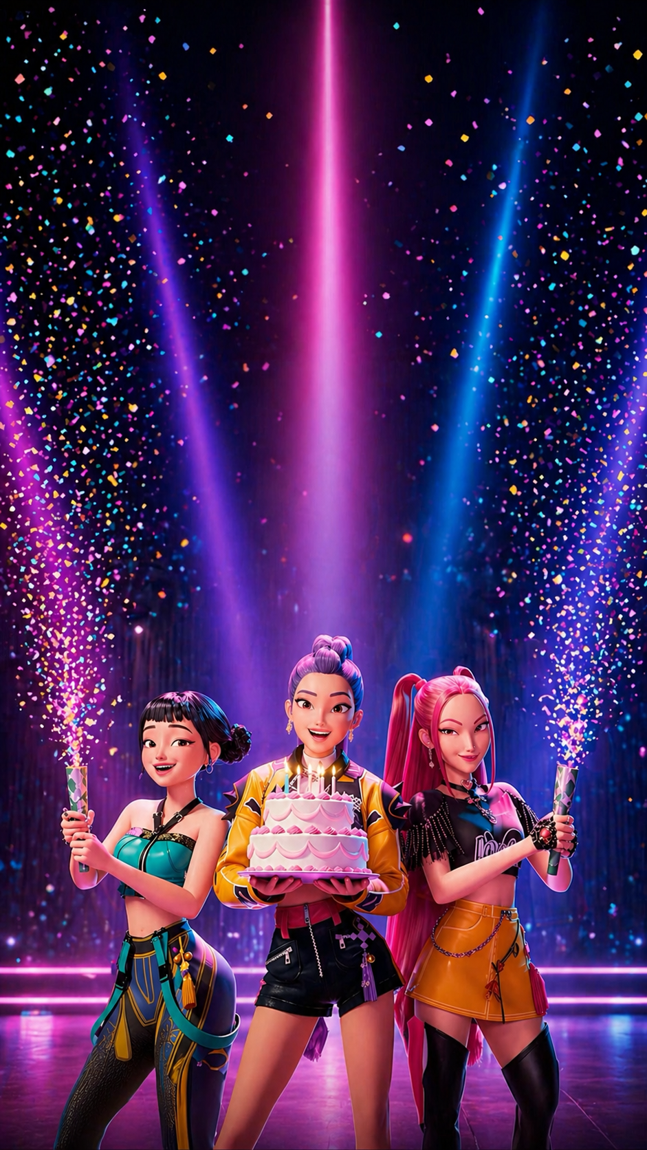 Stage party template